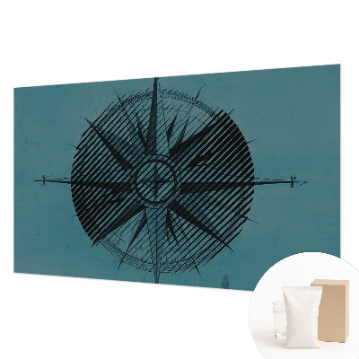 Fototapeta fizelinowa do sypialni Kompas morski