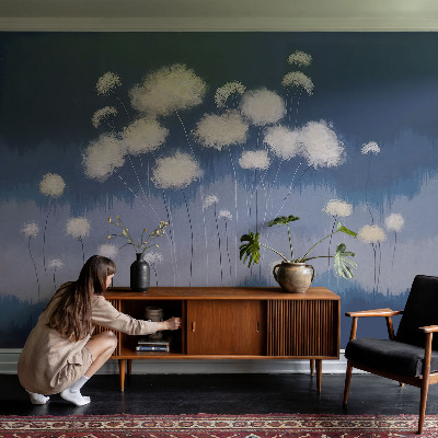 Fototapeta na ścianę Białe dmuchawce