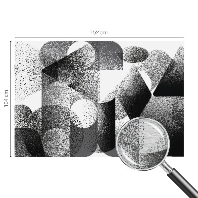 Tapeta fotograficzna z motywem geometrycznych kształtów