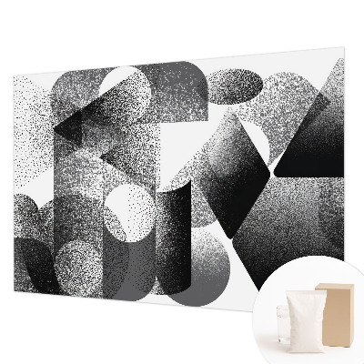 Tapeta fotograficzna z motywem geometrycznych kształtów