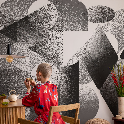 Tapeta fotograficzna z motywem geometrycznych kształtów