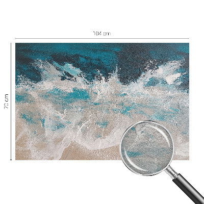 Tapeta fotograficzna fizelinowa z motywem oceanicznych fal