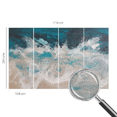 Tapeta fotograficzna fizelinowa Oceaniczne fale