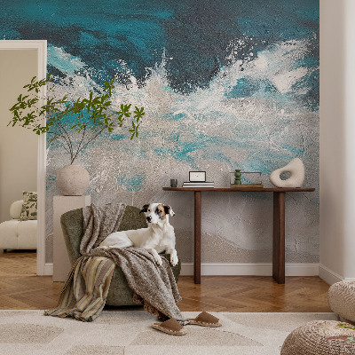Tapeta fotograficzna fizelinowa z motywem oceanicznych fal