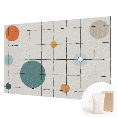 Nowoczesna fototapeta do salonu Kolorowe koła