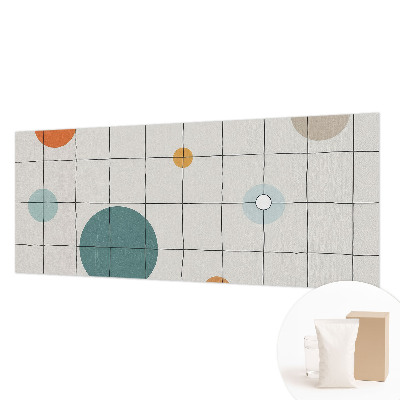 Nowoczesna fototapeta do salonu Kolorowe koła