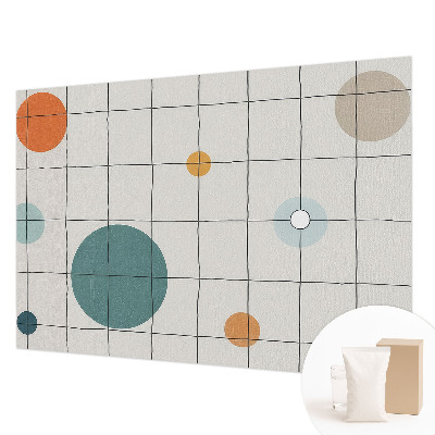 Nowoczesna fototapeta do salonu Kolorowe koła