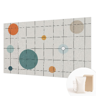 Nowoczesna fototapeta do salonu Kolorowe koła