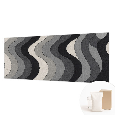 Fototapeta fizelinowa z nadrukiem Szare fale