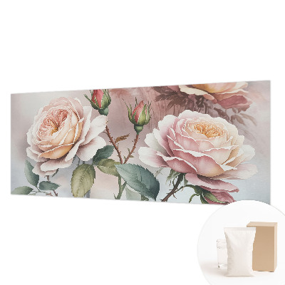 Fototapeta na ścianę z motywem róż w pastelowych kolorach