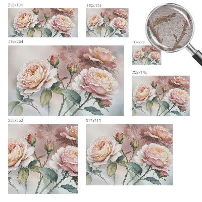 Fototapeta na ścianę Róże pastelowe