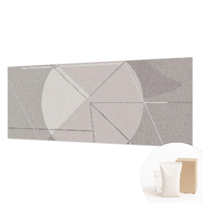 Fototapeta fizelinowa do sypialni z motywem abstrakcyjnej geometrii