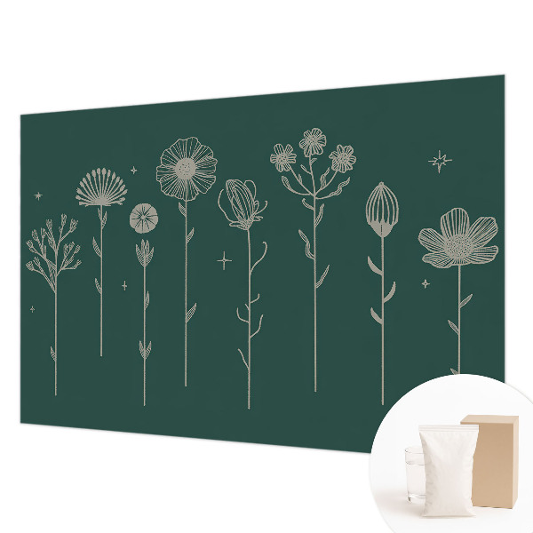 Tapeta fotograficzna Subtelne kwiaty