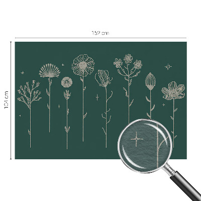 Tapeta fotograficzna Subtelne kwiaty