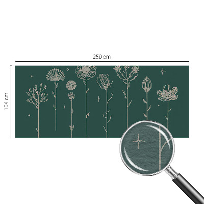 Tapeta fotograficzna Subtelne kwiaty