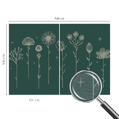 Tapeta fotograficzna Subtelne kwiaty