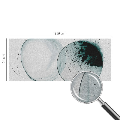 Tapeta fotograficzna Zielone okręgi