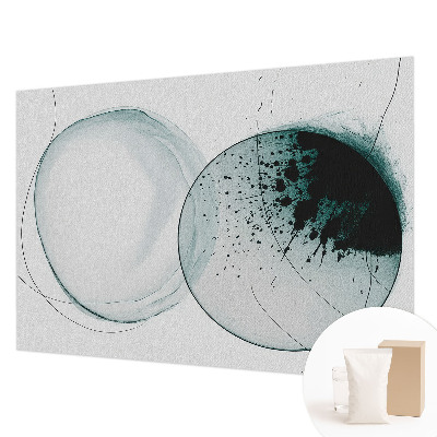 Tapeta fotograficzna Zielone okręgi