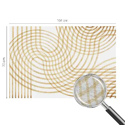 Nowoczesna fototapeta do salonu z geometrycznym splotem