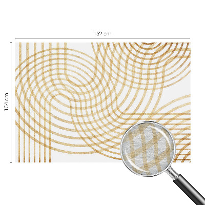 Nowoczesna fototapeta do salonu z geometrycznym splotem