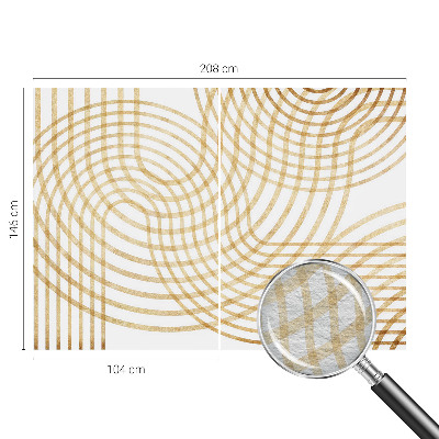 Nowoczesna fototapeta do salonu z geometrycznym splotem