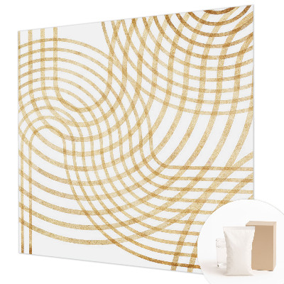 Nowoczesna fototapeta do salonu Geometryczne sploty