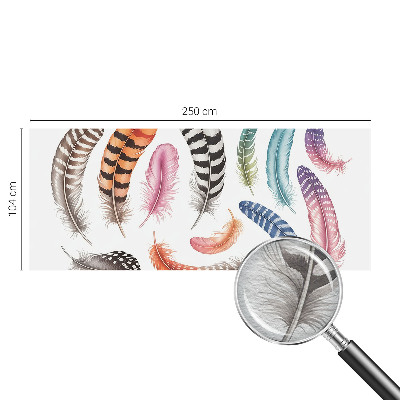 Dekoracyjna fototapeta na ścianę Pastelowe pióra