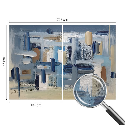 Fototapeta fizelinowa z nadrukiem Pędzle abstrakcja