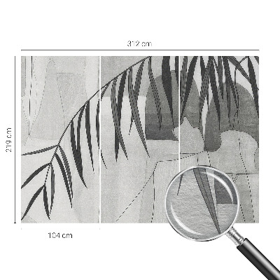 Fototapeta fizelinowa do sypialni Abstrakcyjna palma