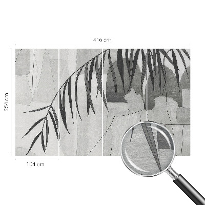 Fototapeta fizelinowa do sypialni Abstrakcyjna palma