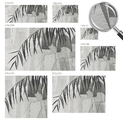 Fototapeta fizelinowa do sypialni Abstrakcyjna palma