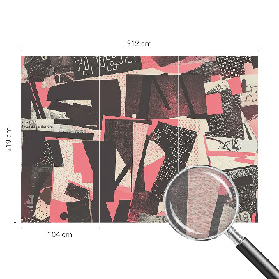 Fototapeta na ścianę Geometryczny kolaż