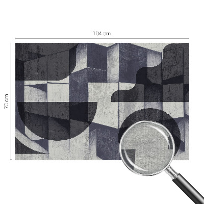 Dekoracyjna fototapeta na ścianę z geometrycznym, symetrycznym wzorem