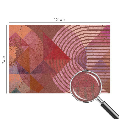 Fototapeta fizelinowa do sypialni z abstrakcyjnymi formami