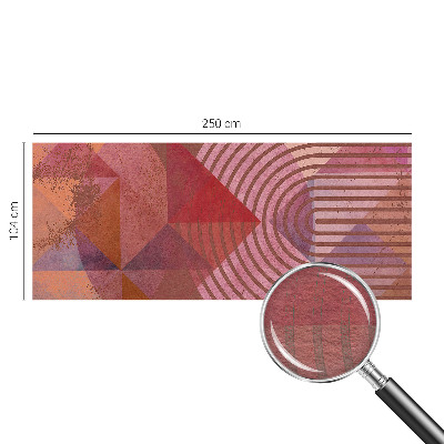 Fototapeta fizelinowa do sypialni z abstrakcyjnymi formami