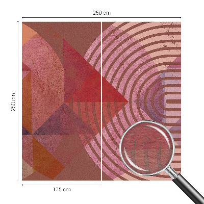 Fototapeta fizelinowa do sypialni Abstrakcyjne formy