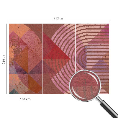 Fototapeta fizelinowa do sypialni Abstrakcyjne formy