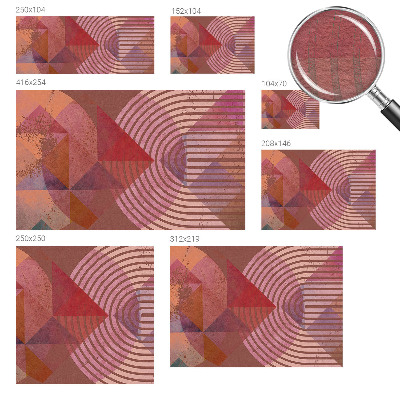 Fototapeta fizelinowa do sypialni Abstrakcyjne formy