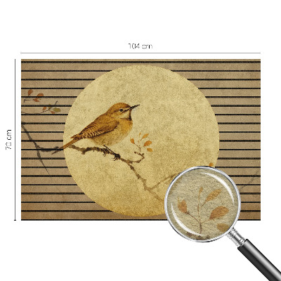 Fototapeta fizelinowa z nadrukiem Ptak harmonia