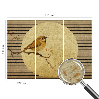 Fototapeta fizelinowa z nadrukiem Ptak harmonia