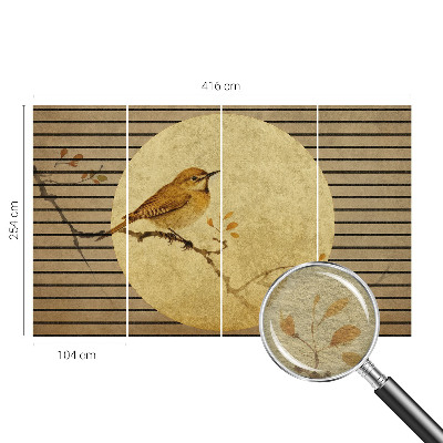 Fototapeta fizelinowa z nadrukiem Ptak harmonia