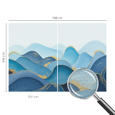 Tapeta fotograficzna Falisty krajobraz