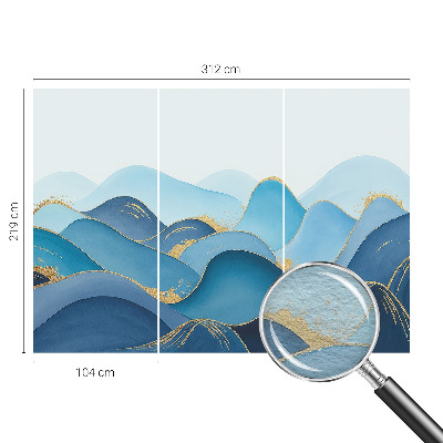 Tapeta fotograficzna Falisty krajobraz