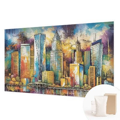 Nowoczesna fototapeta do salonu Miejska panorama