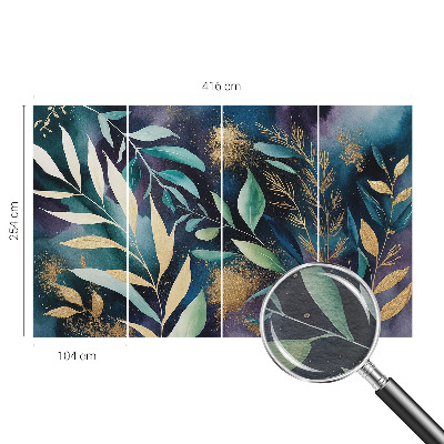 Fototapeta fizelinowa do sypialni Botaniczne liście