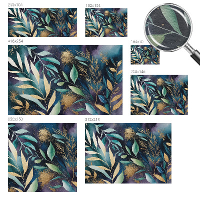 Fototapeta fizelinowa do sypialni Botaniczne liście