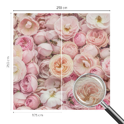 Tapeta fotograficzna fizelinowa z motywem pięknych kwiatów