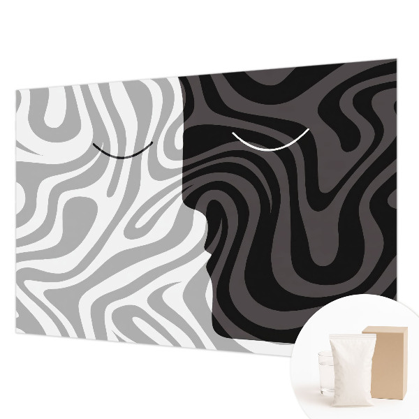 Fototapeta fizelinowa z nadrukiem Abstrakcyjne twarze