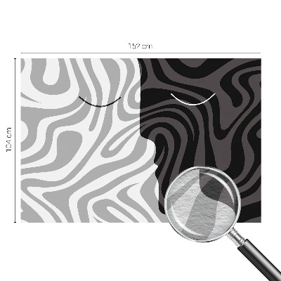 Fototapeta fizelinowa z nadrukiem Abstrakcyjne twarze