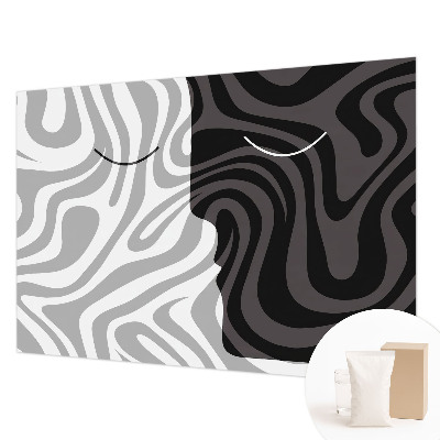 Fototapeta fizelinowa z nadrukiem Abstrakcyjne twarze